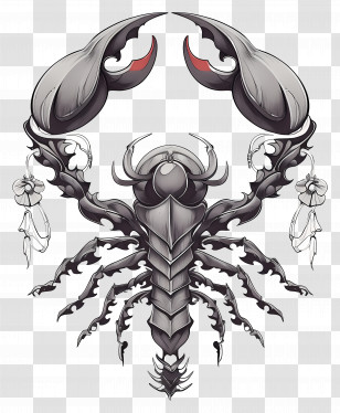 Scorpion Tattoo - Scorpion Illustration Transparent PNG