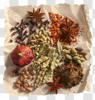 Assorted Spices - Assorted Spices And Herbs For Cooking Transparent PNG
