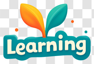 Learning Logo - Learning Colorful Leaf Logo Transparent PNG