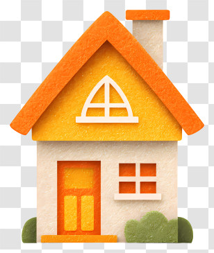 Real Estate - Small Cute Doodle House Transparent PNG
