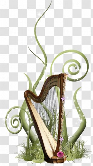 Harp Musical Instrument Plucked String - Tree - Beautiful Transparent PNG