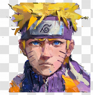 Oil Painting - Anime Character Painting Art Transparent PNG