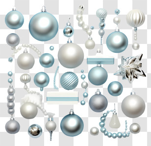 Christmas Ornaments - Assorted Christmas Ornaments Transparent PNG