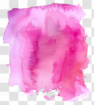 Pink Watercolor Stain - Abstract Pink Watercolor Splash Transparent PNG