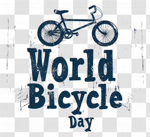 World Bicycle Day - World Bicycle Day Celebration Transparent PNG