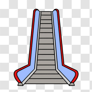 Icon - Escalator Illustration Transparent PNG