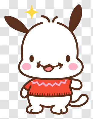 Sanrio Pochacco - Happy Dog Cartoon Character Transparent PNG