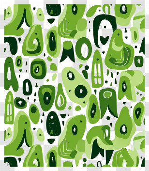 Abstract Backgrounds - Green And Black Abstract Pattern Transparent PNG