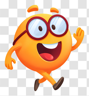 Crazy Emoji - Happy Emoji With Glasses Transparent PNG