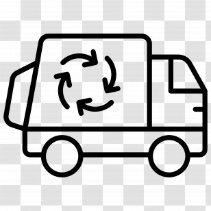 Recycle Car - Eco-friendly Recycling Truck Transparent PNG