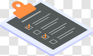 Icon - Clipboard With Checklist For Task Organization Transparent PNG