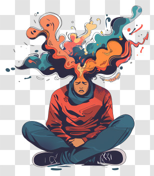 Mental Health - Creative Mind Illustration Transparent PNG