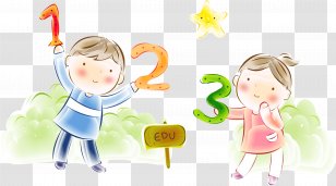 Child Cartoon Illustration - Frame - Children Transparent PNG