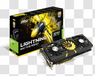 Graphics Cards & Video Adapters Top Performance Card For Extreme Overclocking N780 LIGHTNING GeForce Micro-Star International Digital Visual Interface - Computer - Presentation Transparent PNG