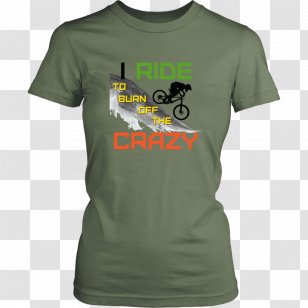 T-shirt Hoodie Clothing Top - Exhausted Cyclist Transparent PNG