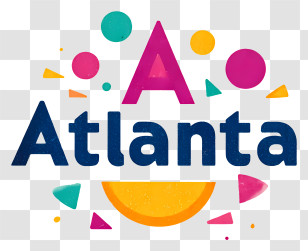 Atlanta - Atlanta Colorful Logo Transparent PNG