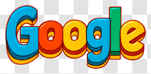 Google - Colorful Google Logo Transparent PNG