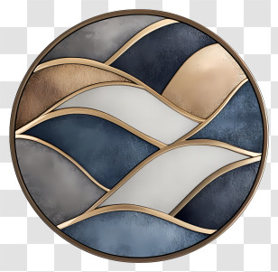 Carpet Top View - Abstract Wave Design Transparent PNG