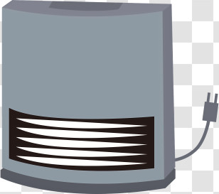 Icon - Electric Heater For Winter Warmth Transparent PNG