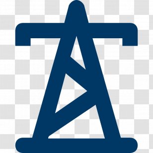 Transmission Tower Utility Pole Electricity Electric Power - Symbol - Logo Transparent PNG