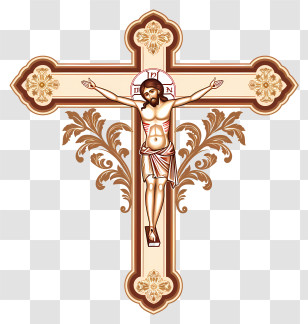 Orthodox Good Friday - Religious Crucifix With Jesus Transparent PNG