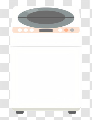 Icon - Modern Washing Machine Illustration Transparent PNG