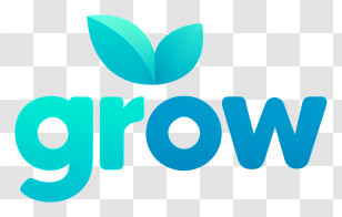Grow Logo - Grow Leaf Logo Transparent PNG