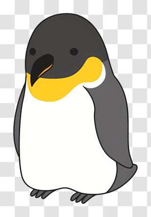 Icon - Adorable Cartoon Penguin Illustration Transparent PNG