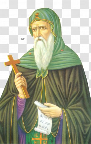 Anthony The Great Saint Monk Wadi El Natrun Religion - Human Behavior - St Antony Transparent PNG