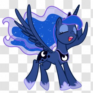 Pony Princess Luna Twilight Sparkle Celestia Fluttershy - Electric Blue - My Little Transparent PNG