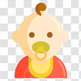 Baby Boy - Baby With Pacifier Transparent PNG