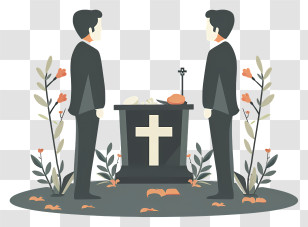 Funeral - Funeral Ceremony Illustration Transparent PNG