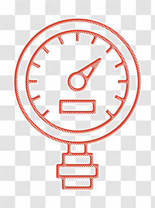 Meter Icon Heavy And Power Industry Icon Manometer Icon Transparent PNG