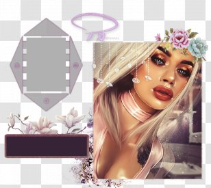 Black Hair Coloring Violet Brown - Flower Transparent PNG