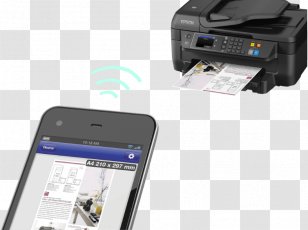 Output Device Multi-function Printer Epson WorkForce WF-2760 Inkjet Printing Transparent PNG
