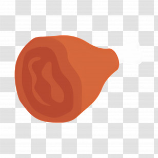Chicken Food - Cooked Ham With Bone Transparent PNG