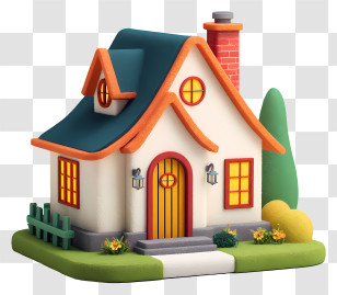 House For Sale - Charming Small House Illustration Transparent PNG