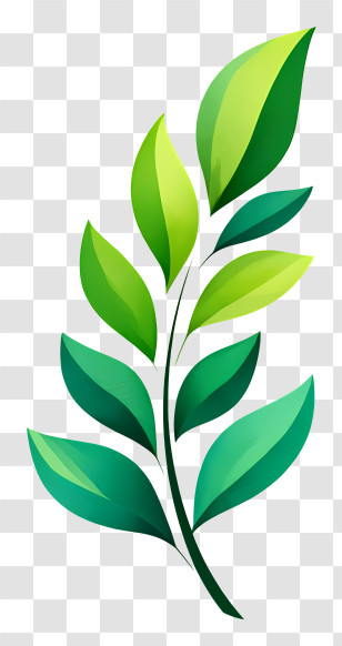 Leaf Logo - Green Leaves Illustration Transparent PNG