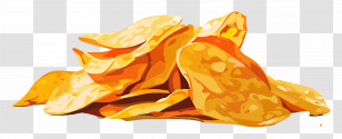 Chips - Crispy Potato Chips Illustration Transparent PNG