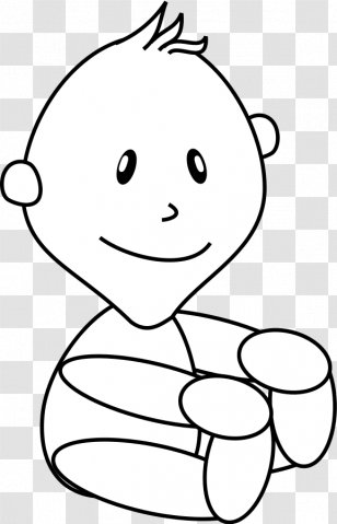 Coloring Book Infant Cartoon Clip Art - Crying Baby Clipart Transparent PNG