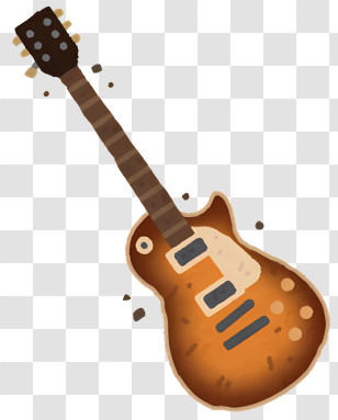 Music - Brown Electric Guitar Instrument Transparent PNG