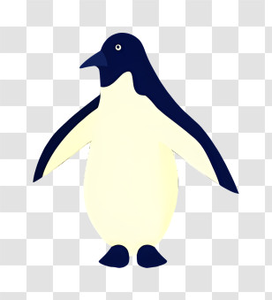 Blue Penguin - Cute Cartoon Penguin Transparent PNG
