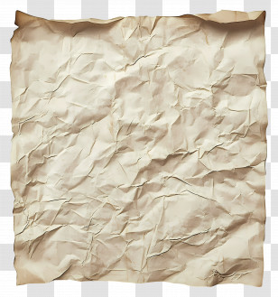 Old Paper Wrinkled - Crumpled Paper Texture Background Transparent PNG