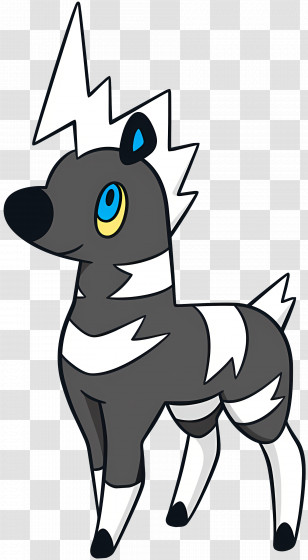 Blitzle - Gray And White Zebra Cartoon Transparent PNG