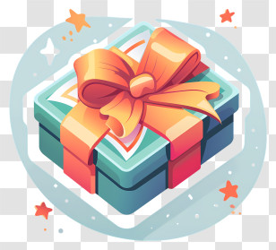 Gift Box - Beautiful Gift Box With Ribbon For Special Occasions Transparent PNG