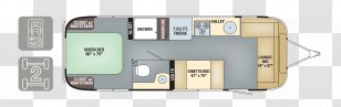 Airstream Caravan Campervans Trailer - Car Transparent PNG