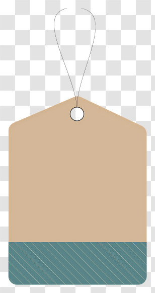 Image Content - Brown Tag With String Transparent PNG