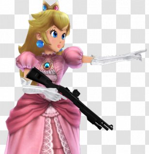 Princess Peach Mario - Public Domain - Longevity Transparent PNG
