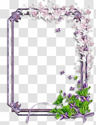 Background Flowers Frame - Flower - Interior Design Picture Transparent PNG