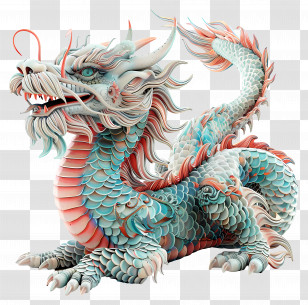 Chinese Zodiacs - Traditional Chinese Dragon Illustration Transparent PNG